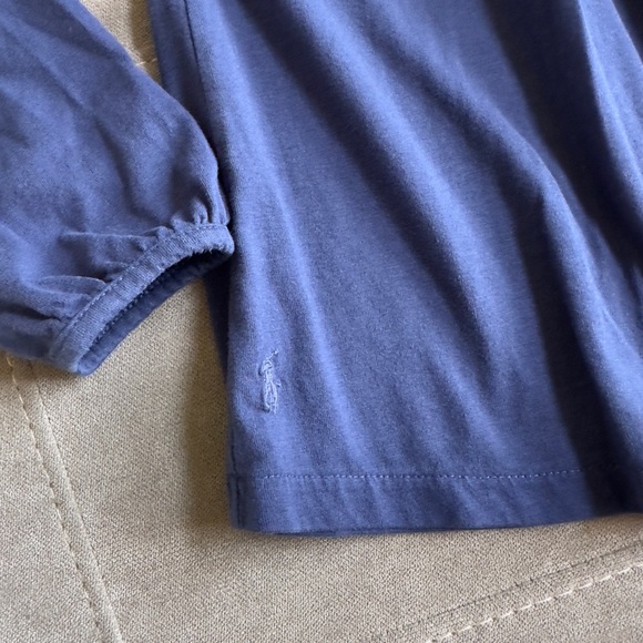 Ralph Lauren Navy Top with Multicolor Embroidery - Picture 4 of 6